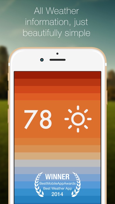 Clima ~ 날씨, 단지 아름답게 간단합니다 앱스토어 스크린샷