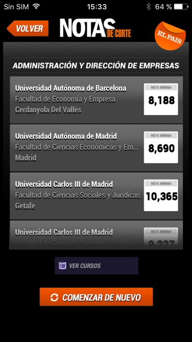Captura de pantalla del iPhone 3