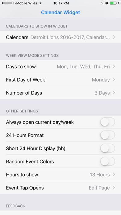 Week Calendar Widget Pro 앱스토어 스크린샷