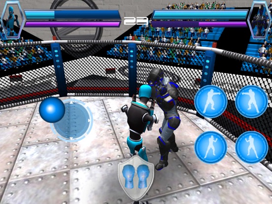 робот Виртуальный бокс 3D на iPad