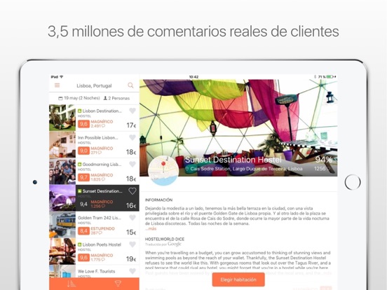 Captura de pantalla del iPad 3