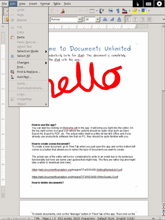 word document editor app