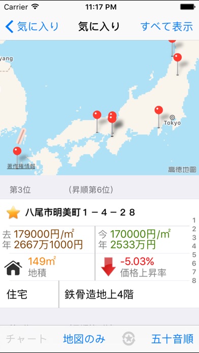 日本地価公示 screenshot1