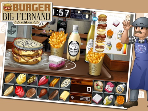 Бургер - Big Fernand Edition на iPad