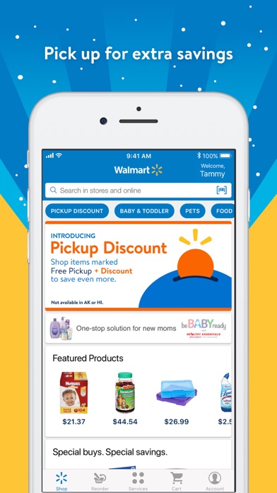 use walmart app to save a paper receipt.