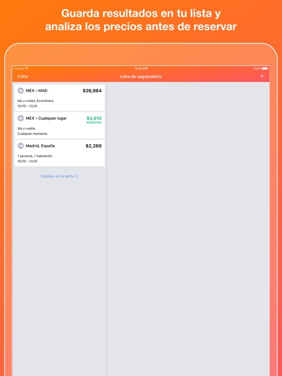 Captura de pantalla del iPad 5