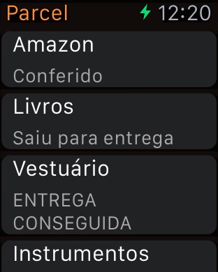 Captura de tela do iPhone 1