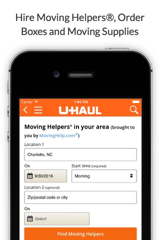 U-Haul screenshot
