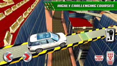 Screenshots of Roof Jumping Stunt Driving Parking Simulator - Real Car Racing Test Sim Run Race Games for iPhone