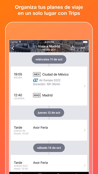 Captura de pantalla del iPhone 3