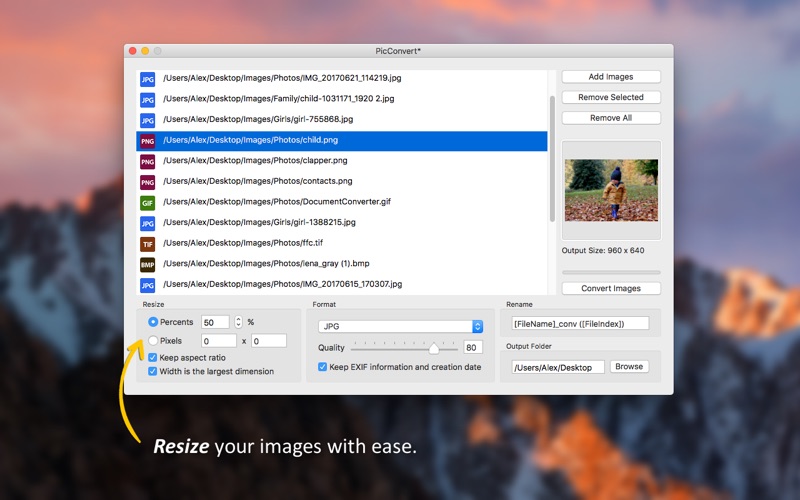 PicConvert - Batch Convert and Resize Images 앱스토어 스크린샷