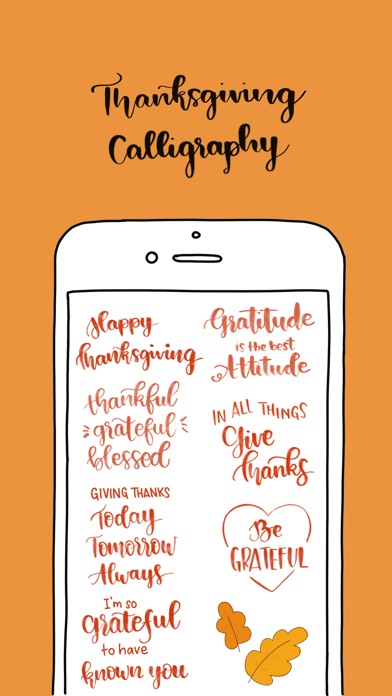 Thanksgiving Calligraphy review screenshots