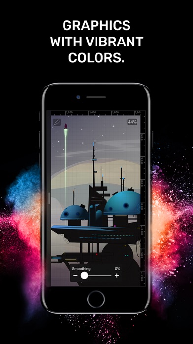 Screenshot do app Vectornator Pro