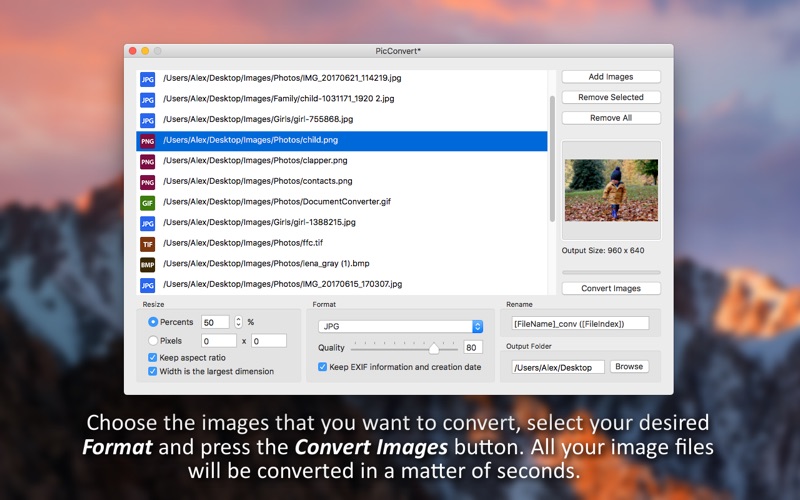 PicConvert - Batch Convert and Resize Images 앱스토어 스크린샷