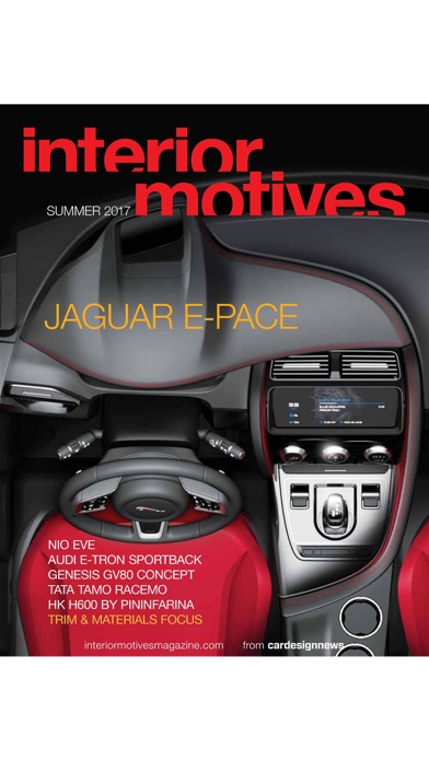 Car Design News Interior Motives Magazine review screenshots