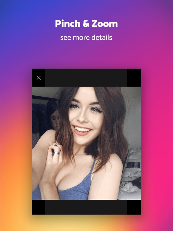 Screenshots of Follower PicZoom for Instagram for iPad