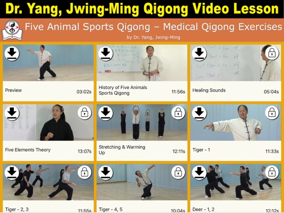 App Shopper: Five Animals Qigong (YMAA) (Healthcare & Fitness)