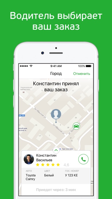 Снимок экрана iPhone 4
