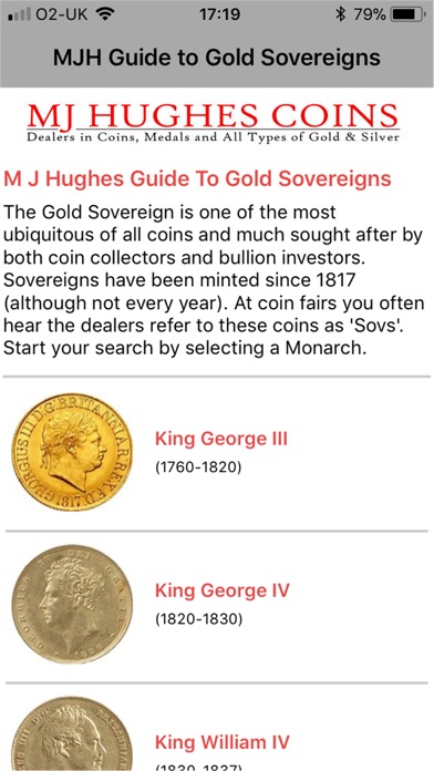 MJH Guide to Gold Sovereigns on the App Store