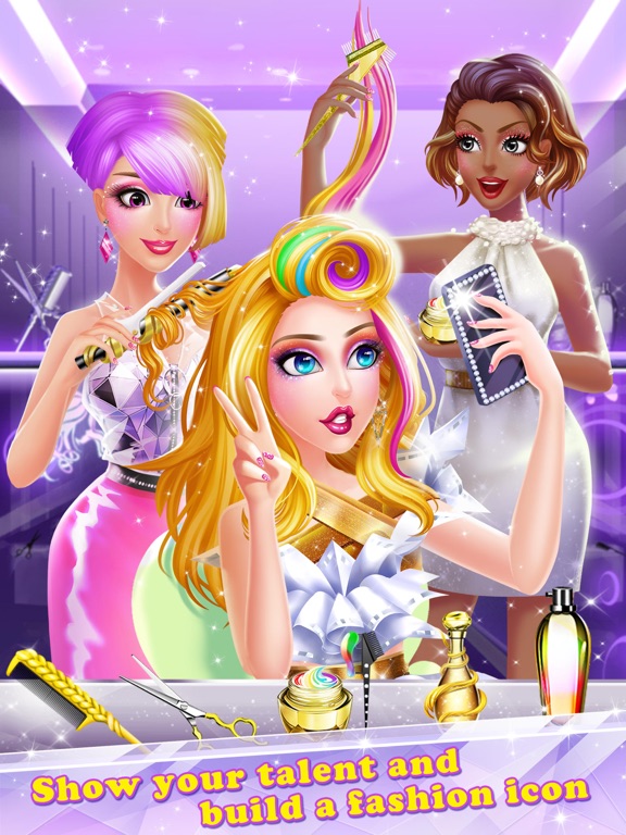 Superstar Hair Salon - Girls Makeup, Dressup Games на iPad
