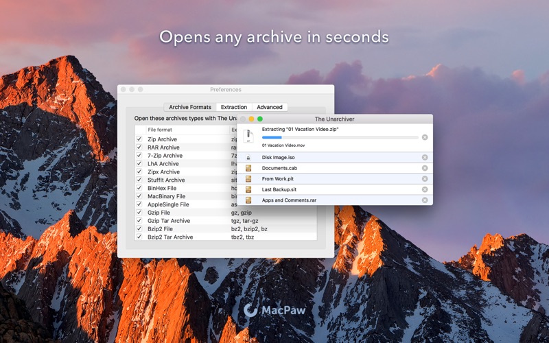 file decompressor for mac