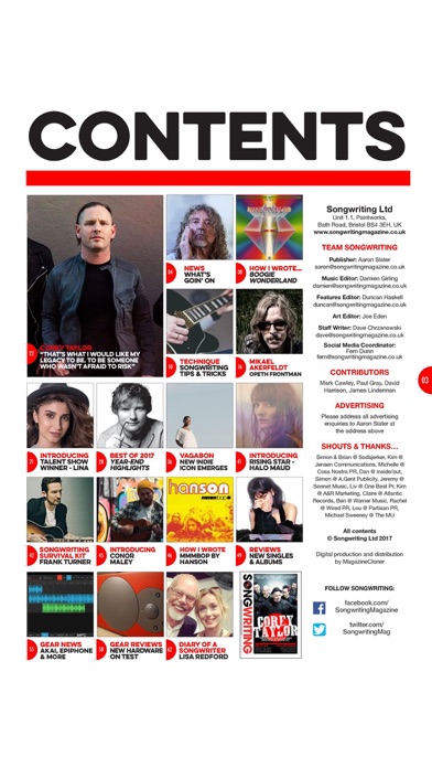 Songwriting Magazine ... screenshot1