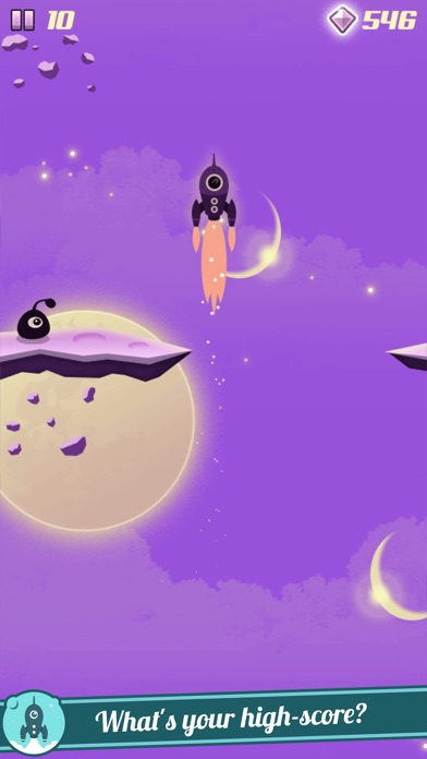 Screenshots of Let's Go Rocket - Ultimate Endless Space Adventure for iPhone