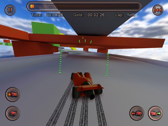 Screenshots of Jet Car Stunts Lite for iPad