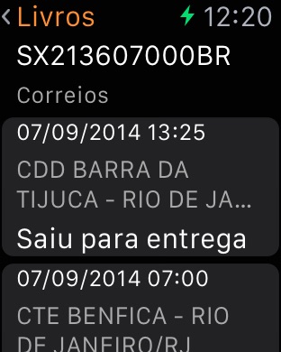 Captura de tela do iPhone 2