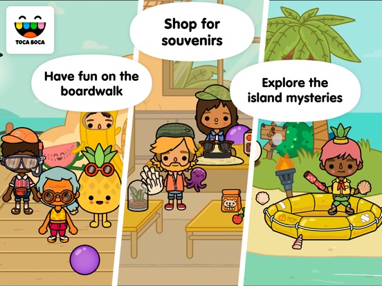 Screenshots of Toca Life: Vacation for iPad
