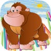Animals and Zoo Coloring Book Pages - Jungle Color and Paint Free Game For Kids zoo animals coloring pages 