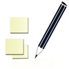 Pencil Note cardstock 