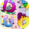 ABC learning English - alphabet painting educational game of animals drawings of animals 
