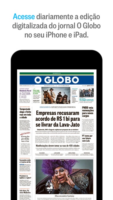 O Globo review screenshots
