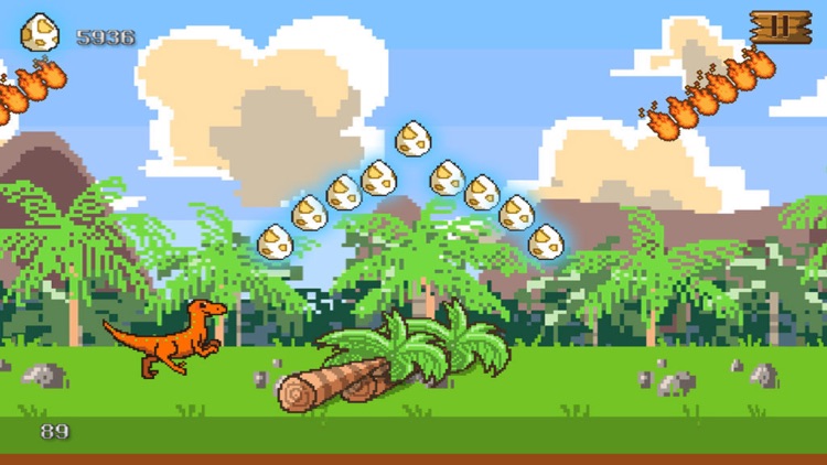 A Baby Pixel Dino Run - Wild Dinosaur Safari Zoo Edition by Kedsara Earle