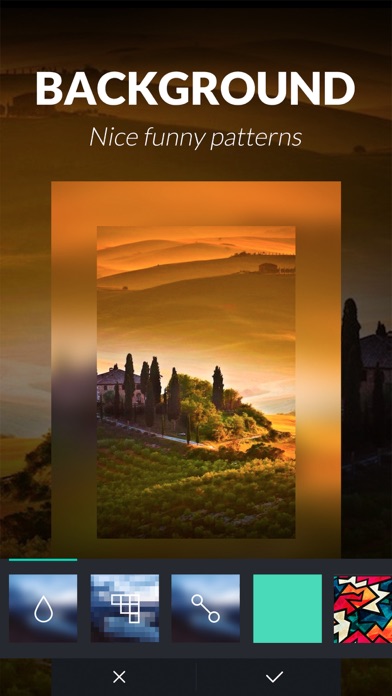 Screenshots of Square Quick - No Crop Photo Editor With Emojis for iPhone