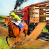 Transporter Train Horse Racing - Transport Champion Derby Horse For Racing Game In Cargo Truck horse racing nation 