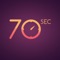 70 seconds. Concentration. Attention. Speed. iOS