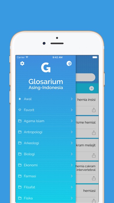 Glosarium istilah Asi... screenshot1