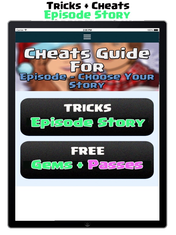 episode unlimited gems and passes ipad