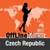 Czech Republic Offline Map and Travel Trip Guide czech republic map 