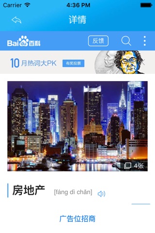 Screenshot of 中國房地产