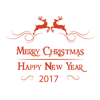 Tam Le - Merry Christmas And Happy New Year - IDC Sticker artwork