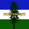 Northwest Stickers pacific northwest map 