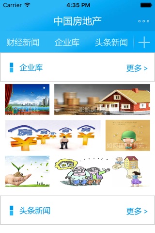 Screenshot of 中國房地产