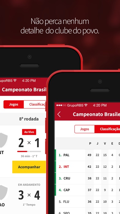 Captura de tela do iPhone 4