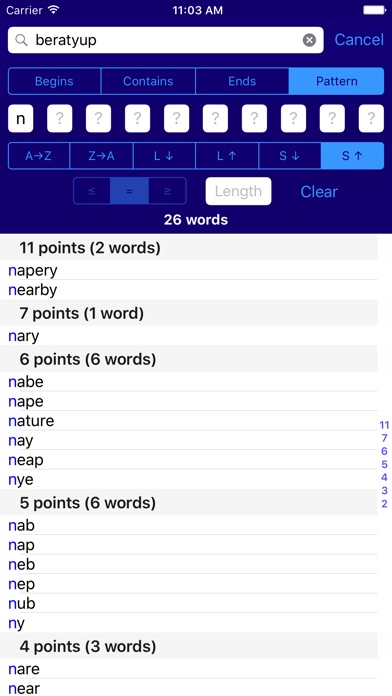 Lexica Word Finder fo... screenshot1