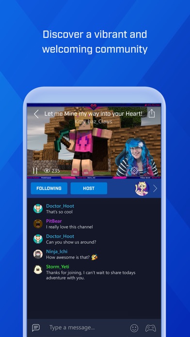 Screenshots of Mixer – Interactive Live Streaming for iPhone