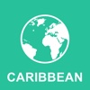 Caribbean Offline Map : For Travel map of caribbean 