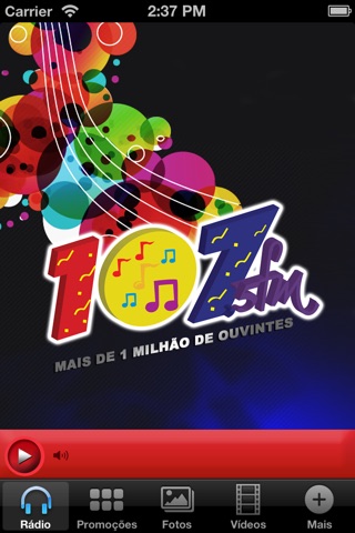 Captura de tela do iPhone 1